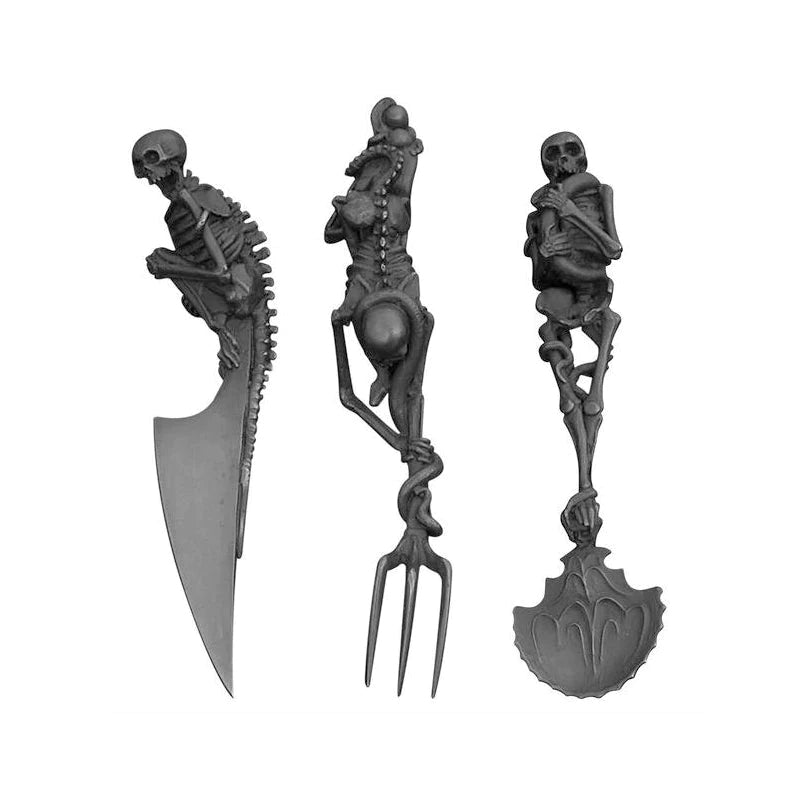 Halloween Gift Skeletal Cutlery Sets