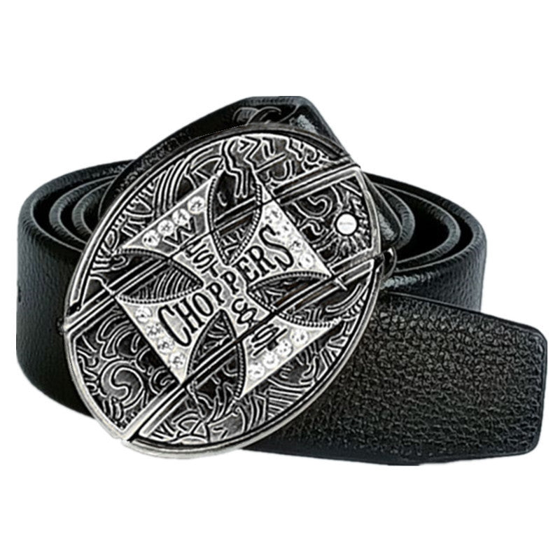 Men's Self Defense Alloy Buckle Belt