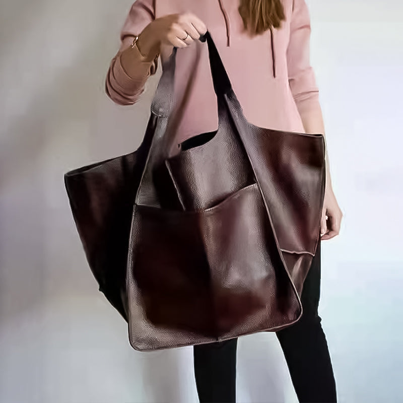 Women's Oversized Leather Tote