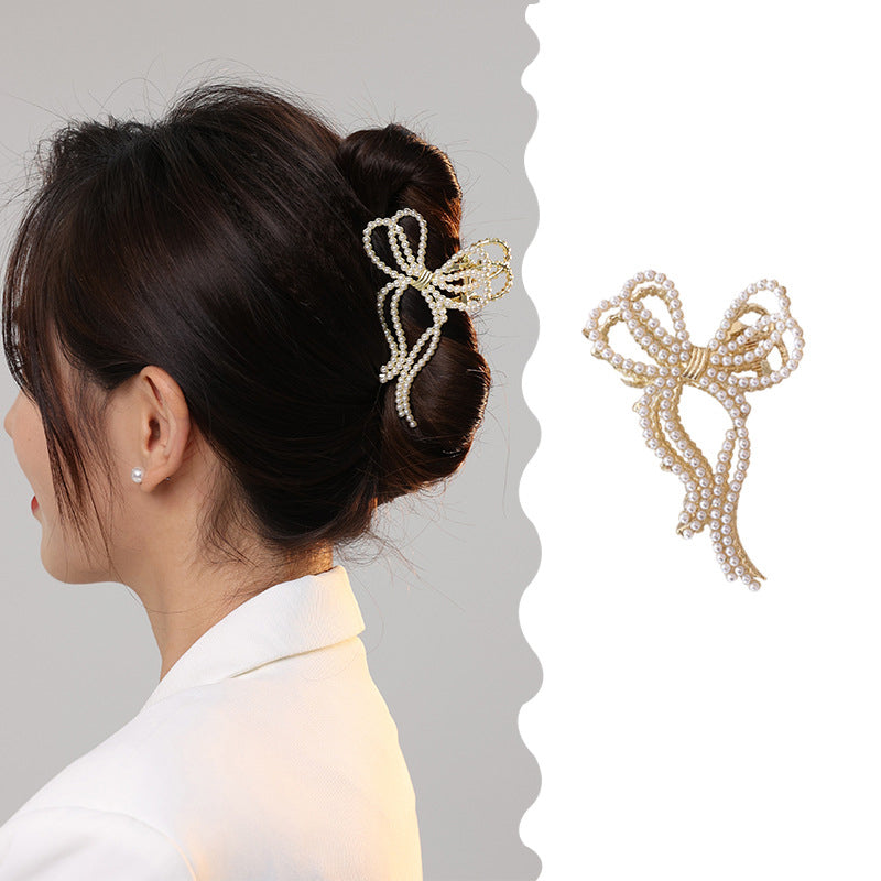 Large Metal Rhinestone Hair Clips